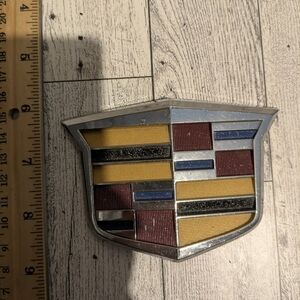 Cadillac Emblem with Multicolor Design
